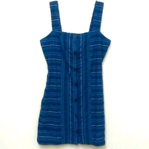 *Final Price* Roxy Next Door Button Front Striped Mini Dress Jumper NWOT